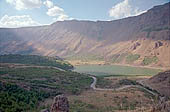 Nemrut Dagi, the dead volcano on the south shore of the lake Van